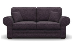 Heart of House Chedworth 2 Seater Fabric Sofa Bed - Purple